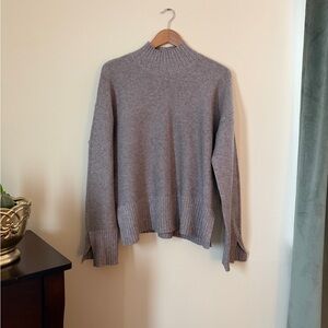 Cyrus Women's Gray Turtleneck Sweater